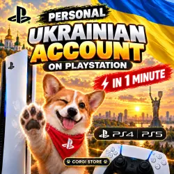 New Ukrainian PlayStation Account [PS4/PS5]