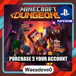 Minecraft Dungeons – PlayStation (PSN) Укр. UA – Purchase in Your Account
