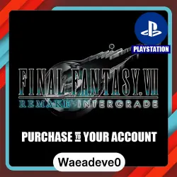 FINAL FANTASY VII REMAKE INTERGRADE – PlayStation (PSN) Укр. UA – Purchase in Your Account