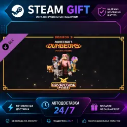 Minecraft Dungeons Fauna Faire Adventure Pass · STEAM GIFT · AUTO-DELIVERY