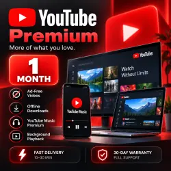 YouTube Premium 1 Month | Family Invite | Your Personal Account | Warranty