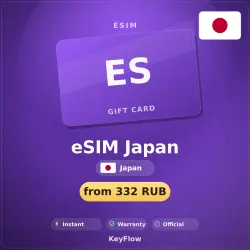 eSIM JP — mobile data 3–50 GB · instant