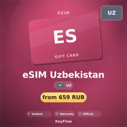 eSIM UZ — mobile data 5–50 GB · instant