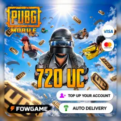 AUTO | PUBG Mobile | 720 UC | BY ID | Worldwide | 24/7