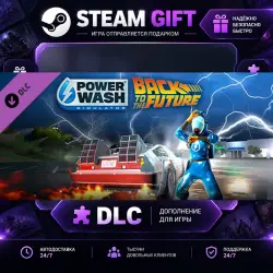 PowerWash Simulator Back to the Future Special Pack · STEAM DLC · GIFT · AUTO DELIVERY