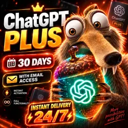 24/7 | ChatGPT Plus | Personal 1 Month | Ready‑to‑use ChatGPT Plus Account + Email | AUTO