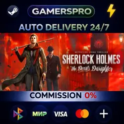 Sherlock Holmes: The Devil's Daughter・SELECT REGION・STEAM GIFT AUTO・