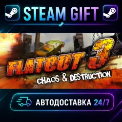 FlatOut 3: Chaos & Destruction Flatout 3: Chaos and Destruction · STEAM GIFT · AUTO-DELIVERY