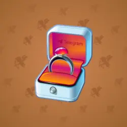 NFT Diamond Ring Blood Orange
