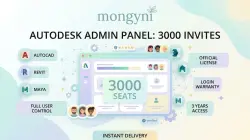 ⁠AUTODESK ADMIN PANEL (3000 SEATS / МЕСТ) ✦ 3 ГОДА / 3 YEARS ✦ ПАНЕЛЬ АДМИНИСТРАТОРА