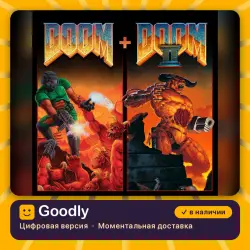 DOOM + DOOM II PS4/PS5 — цифровая версия, в наличии