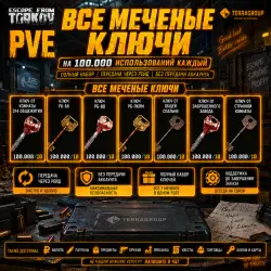 ВСЕ МЕЧЕНЫЕ КЛЮЧИ | 100.000 | EFT PVE — Escape from Tarkov, лот №260599