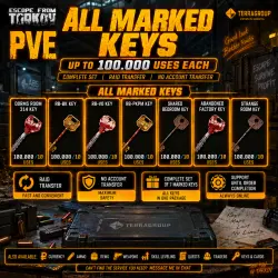ALL MARKED KEYS | 100,000 | EFT PvE