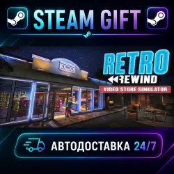 Retro Rewind - Video Store Simulator · STEAM GIFT · AUTO-DELIVERY