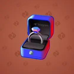 NFT Diamond Ring Red light