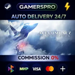 ACE COMBAT 7: SKIES UNKNOWN - TOP GUN: Maverick Edition・SELECT REGION・STEAM GIFT AUTO・