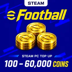 eFootball Coins Steam PC Top Up | 100-60,000 Coins