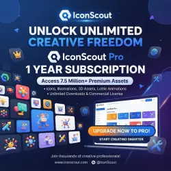 IconScout Pro account | Auto delivery | 1 Year Pro