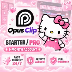 Opus Clip Starter | PRO 1-Month Account - OpusClip