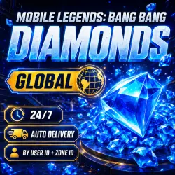 24/7 | MOBILE LEGENDS | GLOBAL | DIAMONDS | USER ID + ZONE ID | AUTO DELIVERY