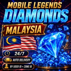 24/7 | MOBILE LEGENDS: BANG BANG | MALAYSIA | DIAMONDS | USER ID + ZONE ID