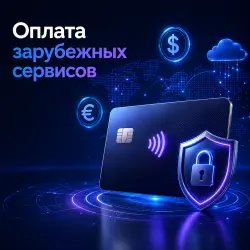 Карта USD/EUR до €1000 балансом с 3D secure | Оплати любой сервис/подписку/продукт!
