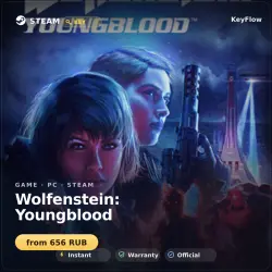 Wolfenstein: Youngblood — Steam key (ROW, not for Russia)