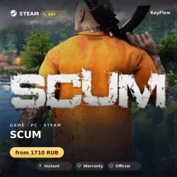 SCUM — Steam key (ROW)
