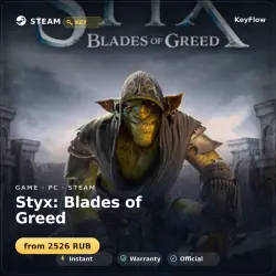 Styx: Blades of Greed — Steam key (CIS)