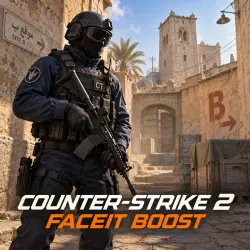 CS2 Faceit level boost — Party · Level 9 — 1 win