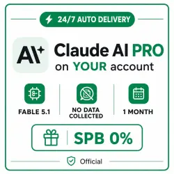 [ AUTO-24\7 ] Claude AI PRO for YOUR account | FABLE 5.1 | WITHOUT DATA | 1 month | Official