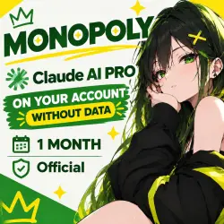 Purchase Claude AI PRO for YOUR account | WITHOUT DATA | 1 month | Official