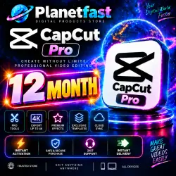 CapCut Pro 12 Months | Premium Plan | 365 Days