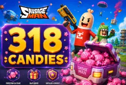 🍬 Sausage Man — 318 Candies 🎁 Пополнение по ID 🎁 ✅Быстрая доставка✅