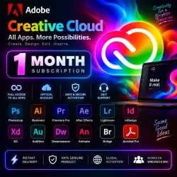 Adobe Creative Cloud Subscription 1 Month - Private Account (Global)
