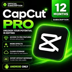 CapCut Pro 12 months — for Android phones