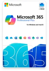 Microsoft Office 365 Pro Plus + OneDrive 100GB / For Windows - macOS - Android - iOS / For 5 devices