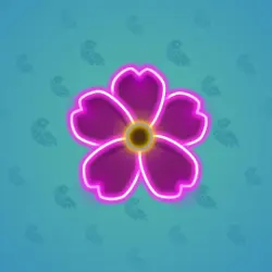 NFT Sakura Flower Dark Neo