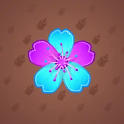NFT Sakura Flower Indigo