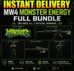 DLC MODERN WARFARE 4. BUNDLE SKINS MONSTER ENERGY