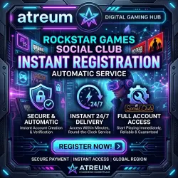 Автоматическая регистрация аккаунта Rockstar Games (Social Club) на вашу почту |atreum