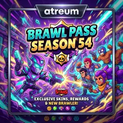 BRAWL PASS 54 СЕЗОН → ГЕМЫ → АКЦИИ → BRAWL STARS |atreum