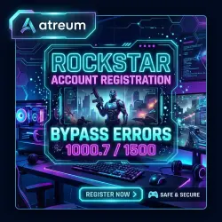 Регистрация аккаунта Rockstar • Помощь при ошибках 1000.7 / 1500 |atreum