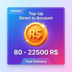 Пополнение Robux Roblox 80–22500 R$ прямо на ваш аккаунт |atreum