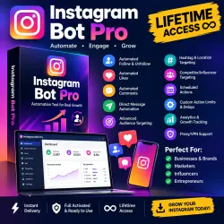 Instagram Bot Pro – Full Activated | Lifetime Access | Instagram Automation Tool