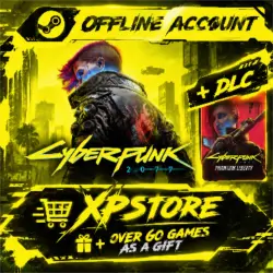 CYBERPUNK 2077 (+ DLC PHANTOM LIBERTY) + OVER 60 GAMES AS A GIFT