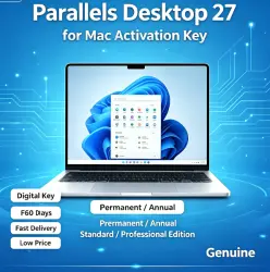 Parallels Desktop 27 for Mac Activation Key | Permanent/Annual | Standard/Professional Edition