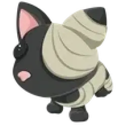 Halloween Black Mummy Cat | Adopt Me! — Roblox, лот №214653