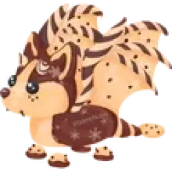 Chocolate Chip Bat Dragon | Flyable, Rideable | Adopt Me! — Roblox, лот №214654