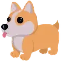 Corgi | Mega Neon | Adopt Me! — Roblox, лот №214684